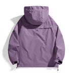 Women's Lightweight Hooded Jacket – Adjustable Zip-Up Outdoor Jacket