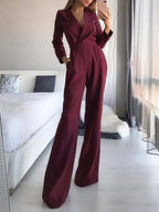 Alanah | Tailored Long Sleeve Jumpsuit