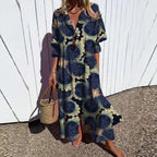 Women's Floral Summer Maxi Dress – Relaxed Flowy Dress