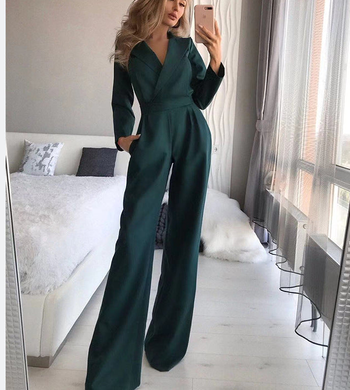 Alanah | Tailored Long Sleeve Jumpsuit