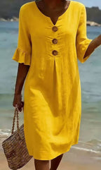 Women's Relaxed Everyday Dress – Flowy Day Dress