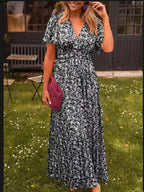 Women's Floral Day Dress – Relaxed Flowy Summer Dress