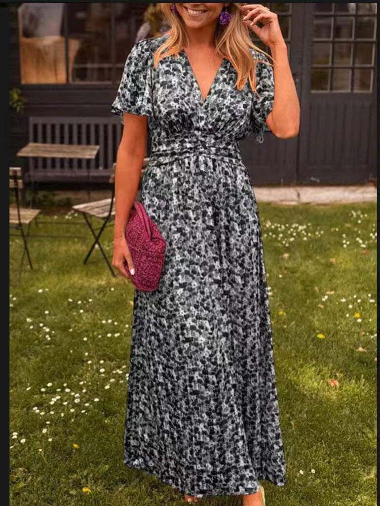 Women's Floral Day Dress – Relaxed Flowy Summer Dress