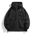 Women's Lightweight Hooded Jacket – Adjustable Zip-Up Outdoor Jacket