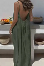 Women's Spaghetti Strap Summer Dress – Sleeveless Flowy Dress