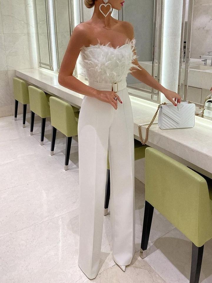 Alanah | Flowy Evening Jumpsuit with wide leg