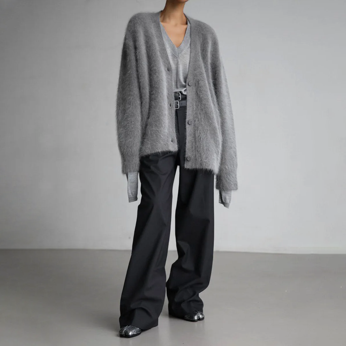 Women's Structured Statement Cardigan – Couture Style Long Sleeve Cardigan