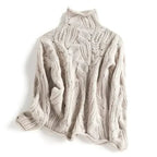 Women's Cozy Winter Sweater – Long Sleeve Knit Pullover