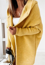 Women's Oversized Longline Cardigan – Relaxed Sleeve Knit Cardigan