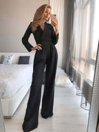 Alanah | Tailored Long Sleeve Jumpsuit