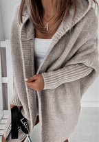 Women's Oversized Longline Cardigan – Relaxed Sleeve Knit Cardigan