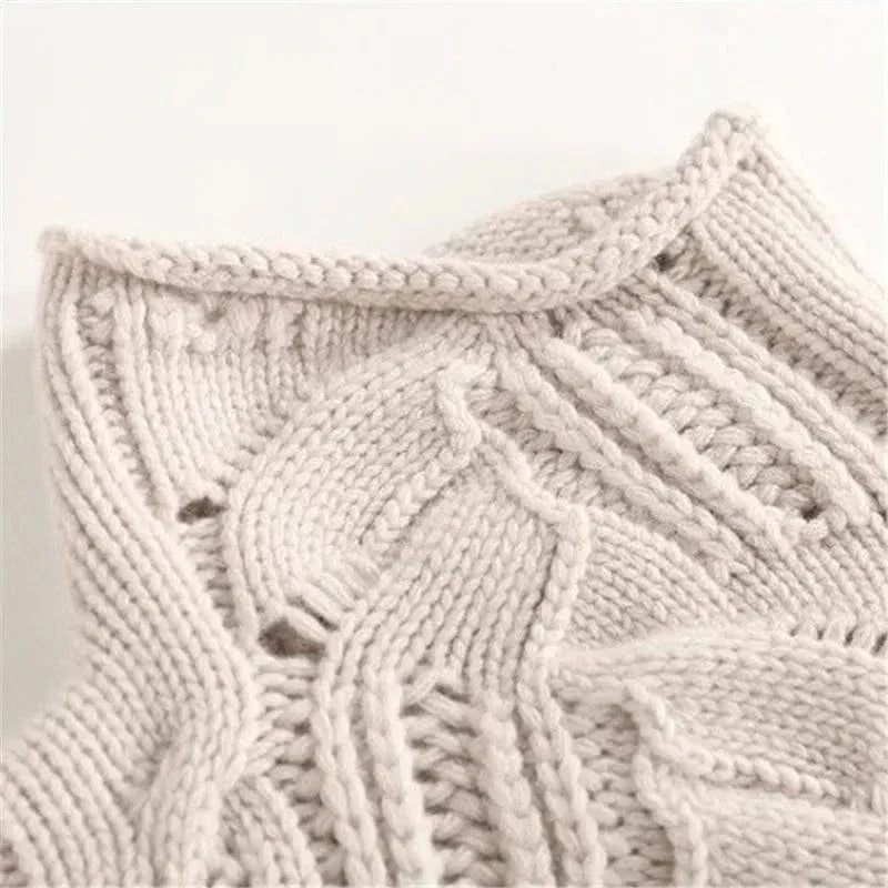 Women's Cozy Winter Sweater – Long Sleeve Knit Pullover