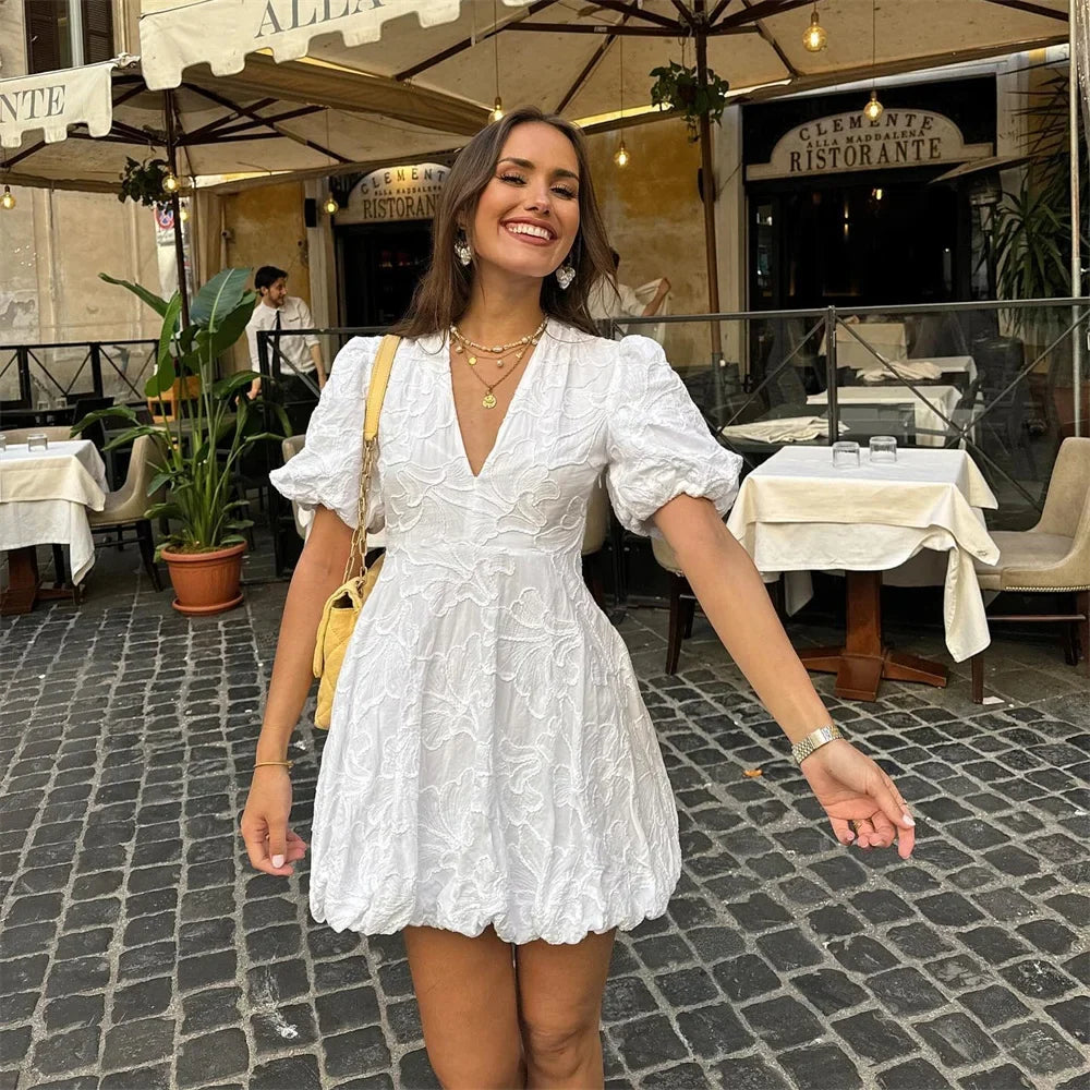 Women's Formal Mini Dress – Fitted Cocktail Occasion Dress