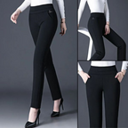 Women's Stretch Slim Fit Pants – Tailored Day-to-Evening Dress Trousers