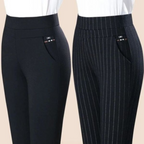 Women's Stretch Slim Fit Pants – Tailored Day-to-Evening Dress Trousers