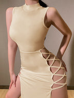 Women's Festive Shimmer Evening Dress – Formal Party Occasion Dress