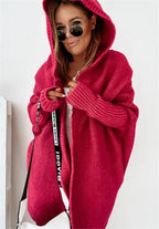 Women's Oversized Longline Cardigan – Relaxed Sleeve Knit Cardigan