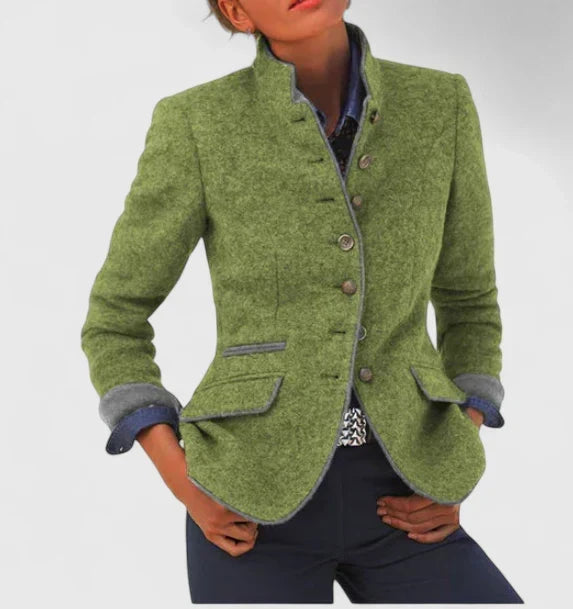 Women's Classic Tailored Cardigan – Button Front Long Sleeve Cardigan