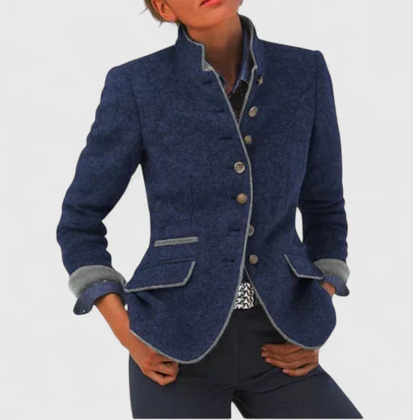 Women's Classic Tailored Cardigan – Button Front Long Sleeve Cardigan