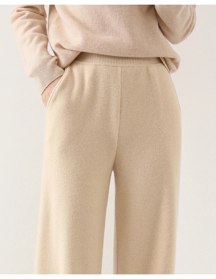 Women's Knit Pants – Soft Relaxed Co-Ord Pants
