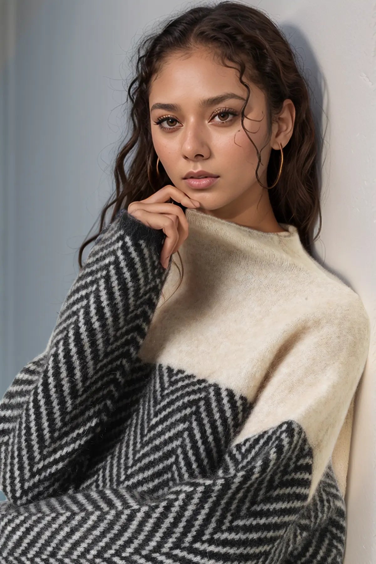 Women's Fitted Turtleneck Sweater – Soft Layering Knit