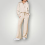 Women's Soft Knit Lounge Set – Relaxed Matching Two-Piece Outfit