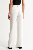 Women's High Rise Wide Leg Pants – Flowy Tailored Dress Trousers