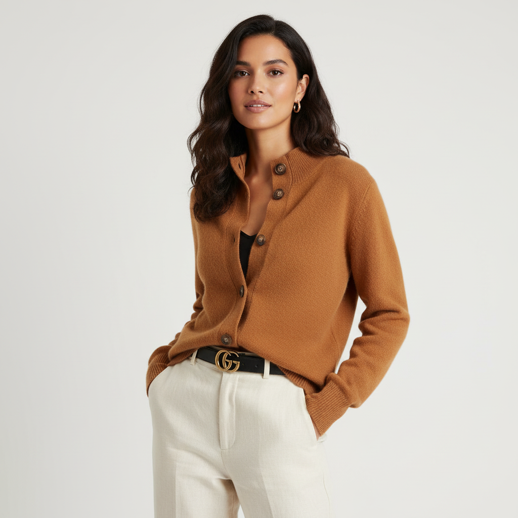 Women's Ribbed Oversized Cardigan – Relaxed Button Front Cardigan