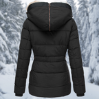 Women's Fur Hood Winter Jacket – Hooded Cold Weather Longline Coat