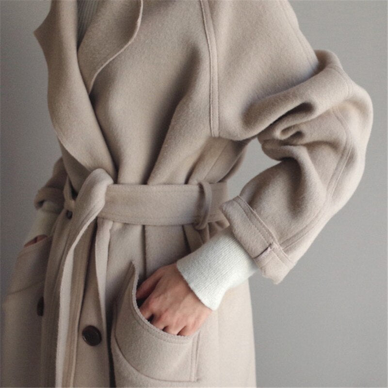 Women's Tailored Full Length Coat – Longline Cold Weather Winter Coat