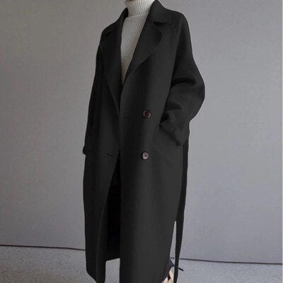 Women's Tailored Full Length Coat – Longline Cold Weather Winter Coat