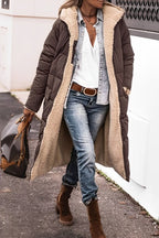 Women's Reversible Hooded Winter Coat – Longline Cold Weather Coat