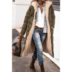 Women's Reversible Hooded Winter Coat – Longline Cold Weather Coat