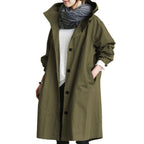 Alanah | Hooded Long Trench Coat