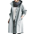 Alanah | Hooded Long Trench Coat
