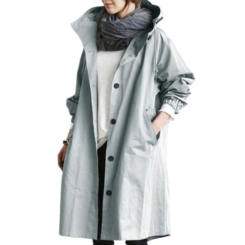 Alanah | Hooded Long Trench Coat