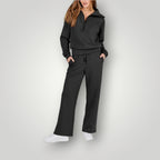 Women's Soft Knit Lounge Set – Relaxed Matching Two-Piece Outfit