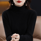 Women's Winter Turtleneck Sweater – Classic Roll Neck Knit Sweater