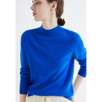 Women's Everyday Knit Sweater – Classic Relaxed Long Sleeve Sweater