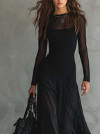 Women's Flowy Formal Maxi Dress – Relaxed Long Evening Occasion Dress