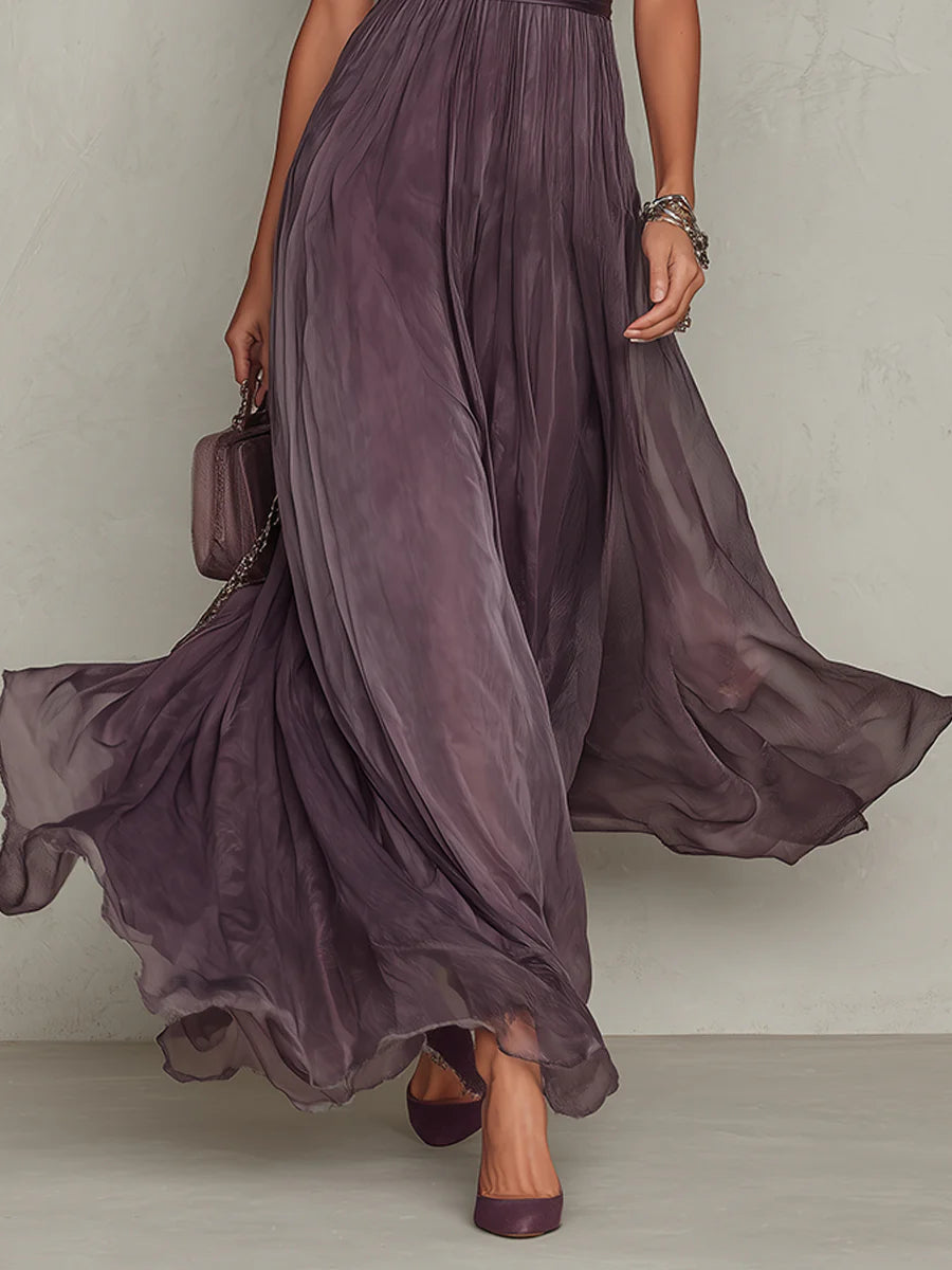 Women's Sleeveless High Neck Midi Dress – Pocket Summer Dress