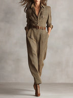 Women's Tailored Formal Jumpsuit – Fitted Special Occasion Jumpsuit