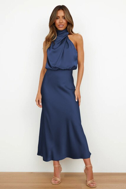 Women's Bodycon Off-Shoulder Maxi Dress – Formal Evening Gown
