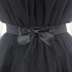 Women's Tulle Layered Party Dress – Festive Formal Evening Dress