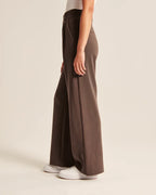 Women's Pleated Wide Leg Pants – High Waist Flowy Dress Trousers