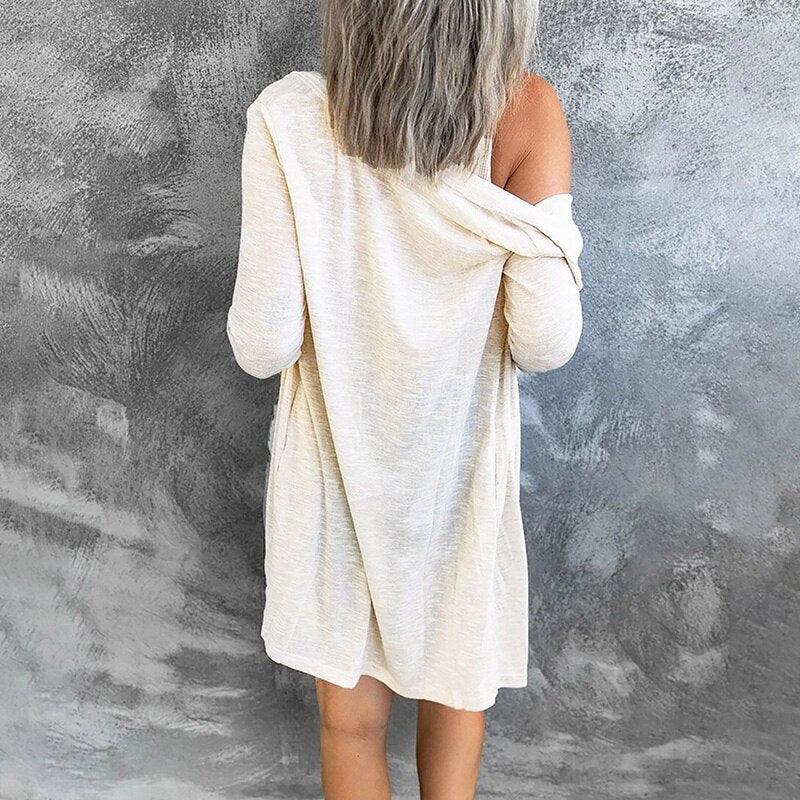 Women's Lightweight Button Cardigan – Airy Layering Cardigan