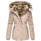 Women's Faux Fur Parka – Hooded Winter Jacket