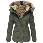 Women's Faux Fur Parka – Hooded Winter Jacket