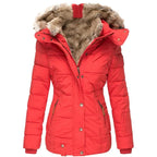 Women's Faux Fur Parka – Hooded Winter Jacket