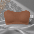 Women's Strapless Crossover Bra – Wireless Side Closure Support Bra